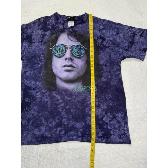 VTG Liquid Blue The Doors Graphic Unisex Purple Tee Jim Morrison Size Large - Picture 6 of 7